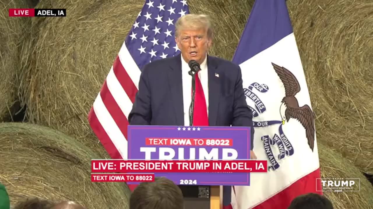 LIVE- President Trump in Adel Speech, | I VISION WORLD NEWS