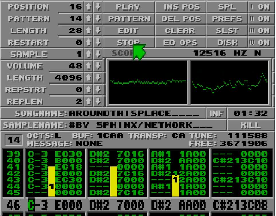 Amiga and Atari ST Protracker Music Mods - Around This Place