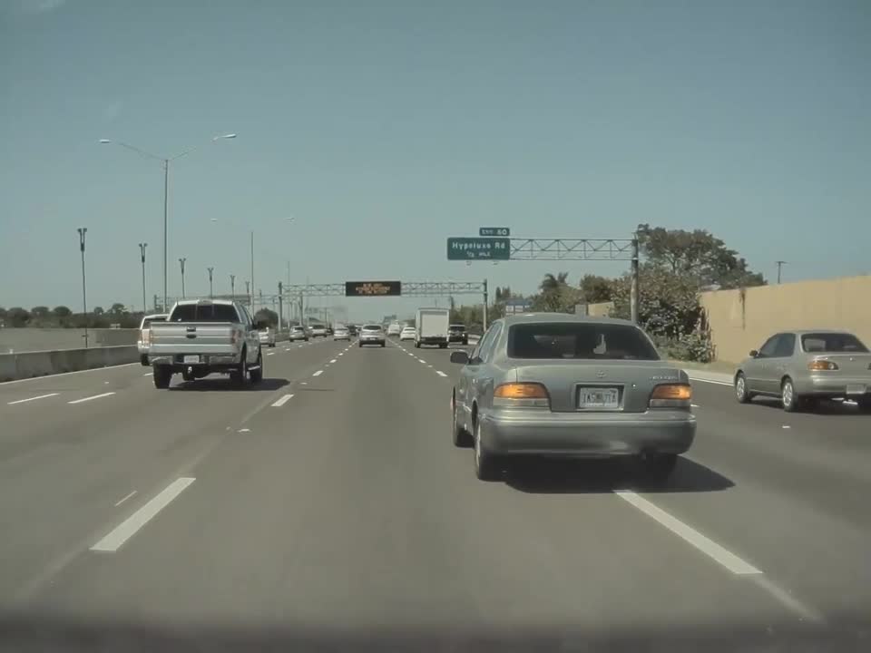 She apparently “avoided an accident with the car in front of her” right into my brand new Tesla.