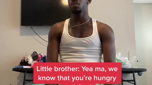 "Boys come and eat!"