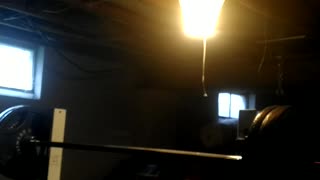 Front squats 225 lbs for 2 sets of 8