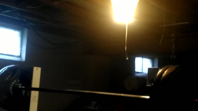 Front squats 225 lbs for 2 sets of 8