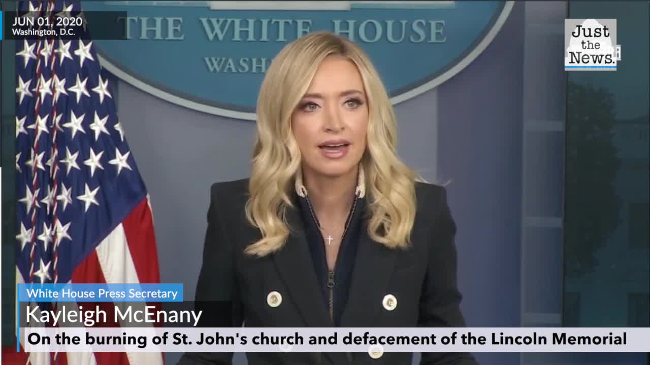 Kayleigh McEnany on St. John's church burning