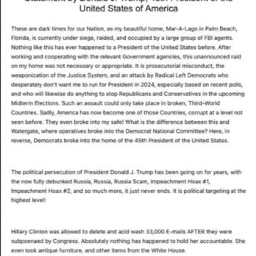 Just Follow orders? FBI raided President Trump's House! FBI members should take 100 vaccine shots