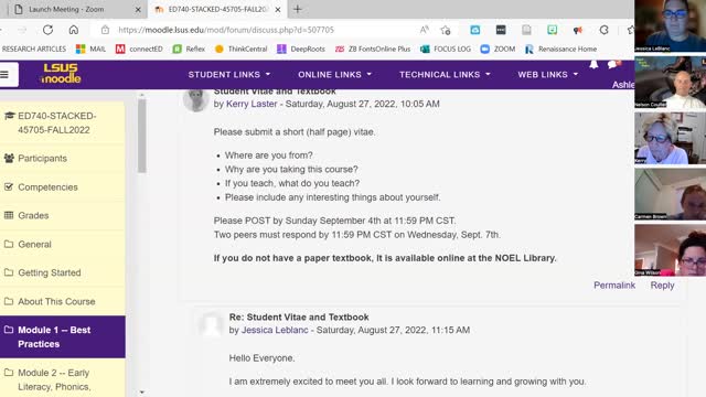 ED 740-Intro ZOOM Session_2022.08.29_Laster, K.