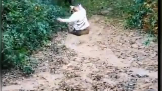 The slide that brings laughter
