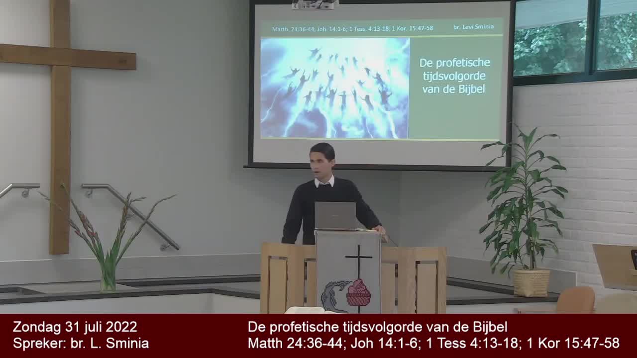 Levi Sminia | De profetische tijdsvolgorde van de Bijbel - Baptistengemeente Amsterdam Noord