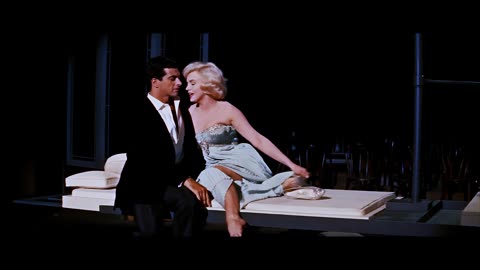 Marilyn Monroe 1960 Lets Make Love scene remastered 4k part 2