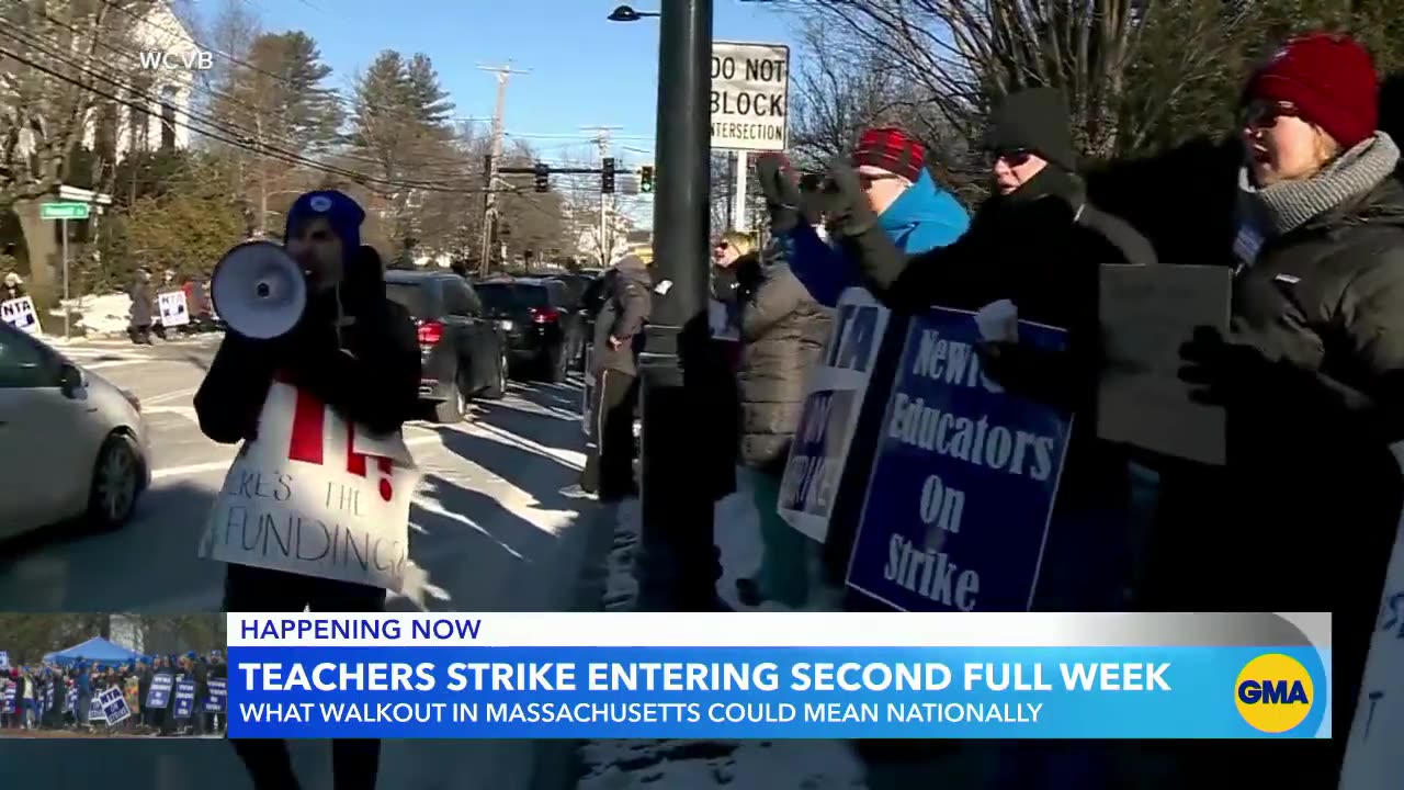 Thousands of kids out of school amid Newton teacher strike