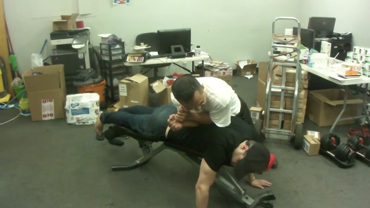 Luodong Massages Two Men In Back Office