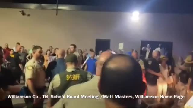 Tempers Flare at Williamson County Tn School Board Mtg over Masks