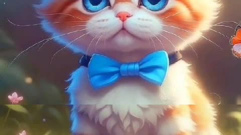 cute cat slow 2