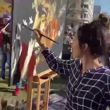 TUYỆT VỜI VẼ TRUMP NGOÀI TRỜI 🇺🇸AWESOMENESS 🇪🇸IMPRESSIONNANTE 🇫🇷IMPRESSIONNANT