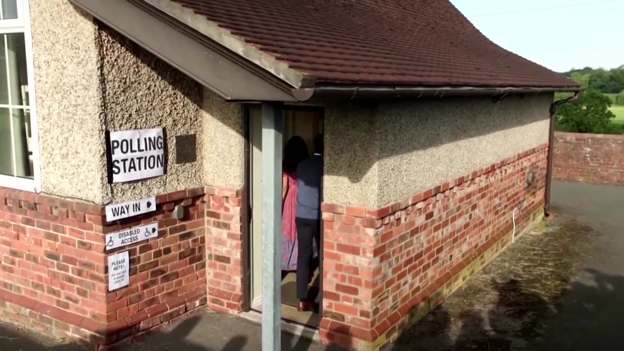 British PM Sunak casts vote in general election