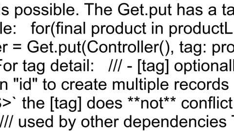 Is it possible to create a separate Getx Controller for a reusable widget