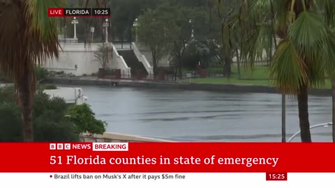 Florida prepares for 'catastrophic impact' of Hurricane Milton