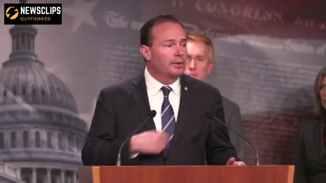 Senator Mike Lee 'Delivers Remarks On Supreme Court Abortion Case'