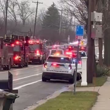 Police and paramedics respond to Shooting at Christian School in Wisconsin