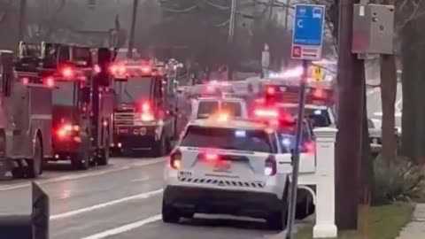 Police and paramedics respond to Shooting at Christian School in Wisconsin