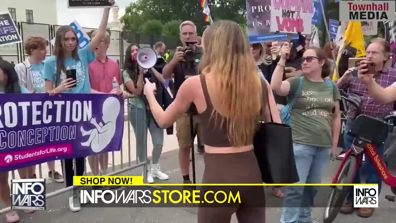 Abortion Activist Tells Christians To ‘Suck Her D*ck’ In Unhinged Rant Outside SCOTUS