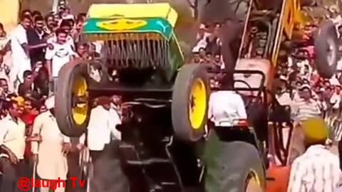 Funny Video with Tractor