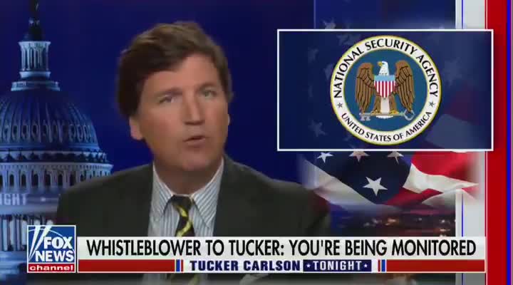 Tucker Carlson reveals the Biden administration is spying on him.
