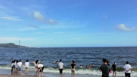 Beach play