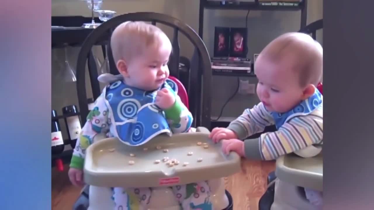 Babies And Siblings Cute Moments- Baby Siblings Playing and Laughing Together