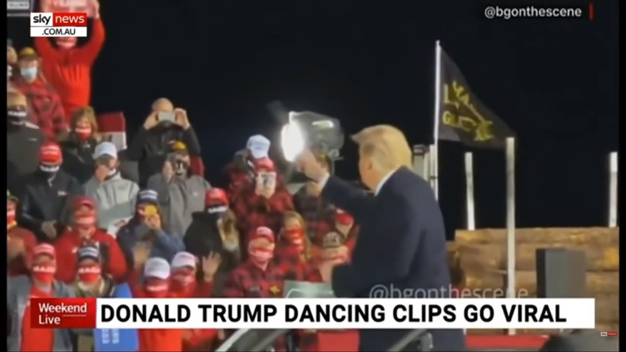 Donald Trump Dancing to the song "Macho Man"