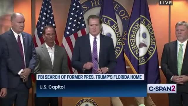 Rep. Mike Turner Holds Briefing on FBI Search of Trump's Home