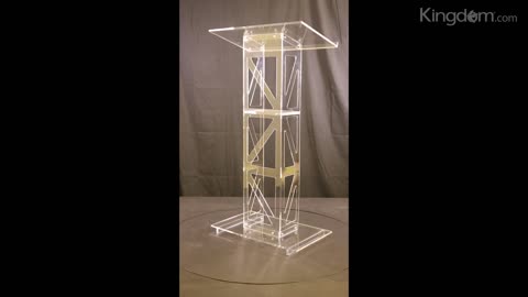 Kingdom Reliant Acrylic Pulpit/Podium (TKLREL)