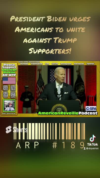 #Biden calls for #unity against all #trump supporters! #speech #podcast #shorts #reaction