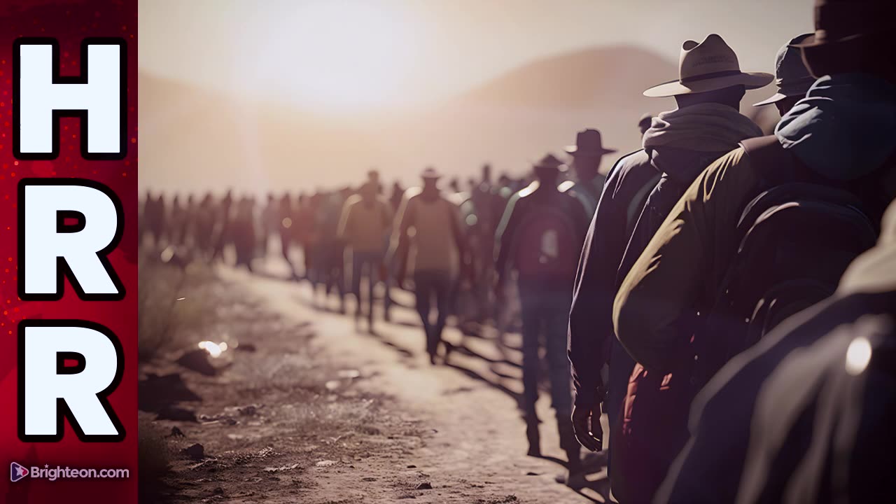 10,000 Illegals pouring in each day to replace the Americans!