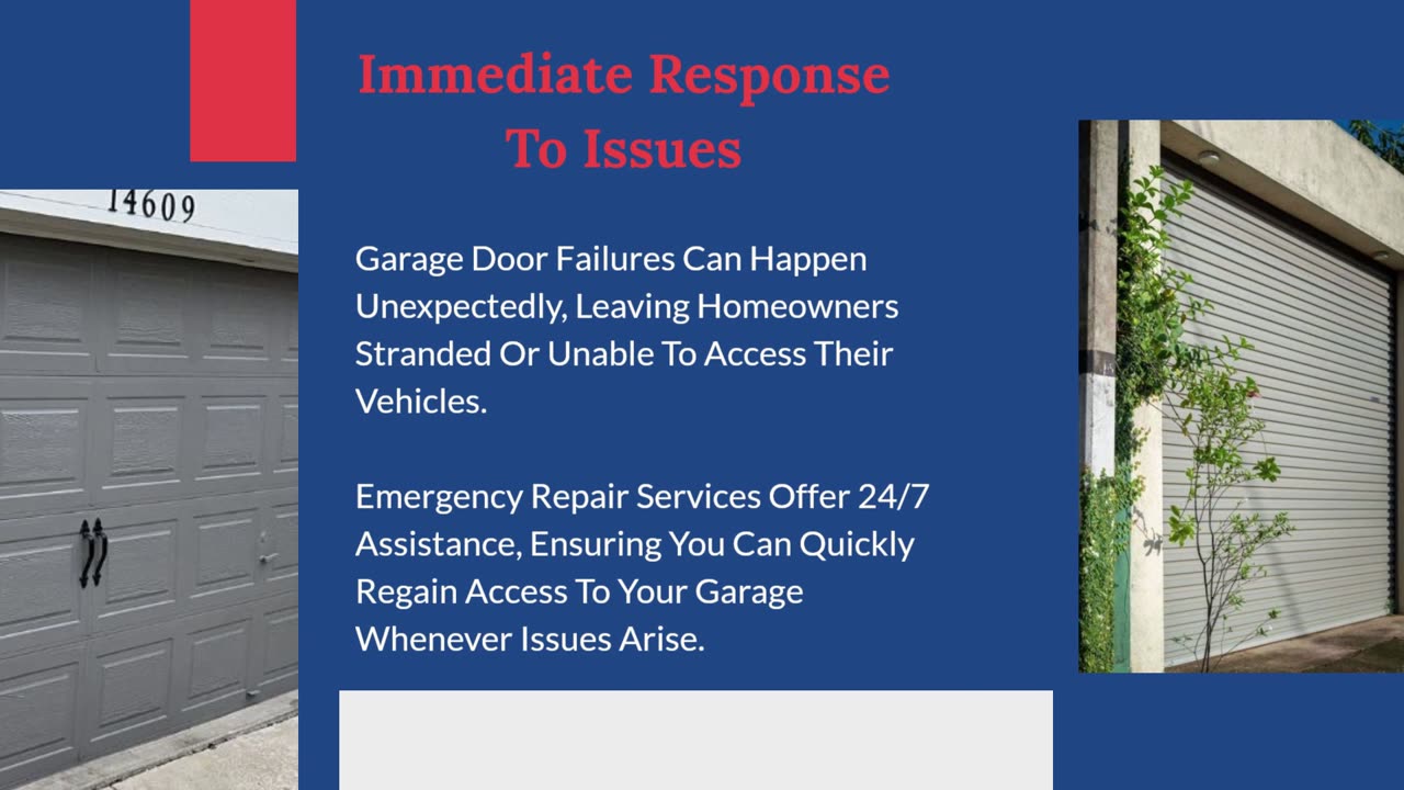 Emergency Garage Door Repair