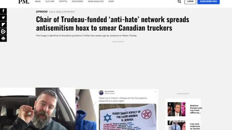 Ottawa’s “State of Emergency” Follows ARSON FALSE FLAG & SMEAR CAMPAIGN AGAINST CANADIAN TRUCKERS!!!