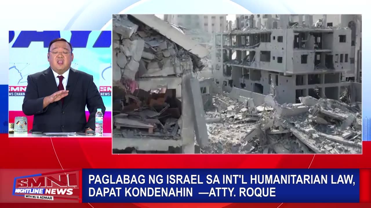 Paglabag ng Israel sa Int'l Humanitarian Law, dapat kondenahin —Atty. Roque