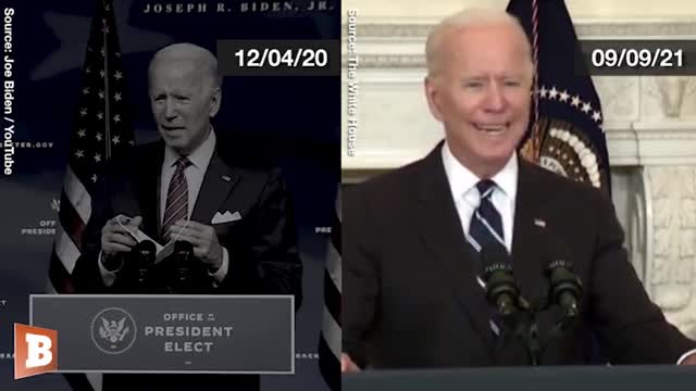 King Biden Massive Flip-Flop