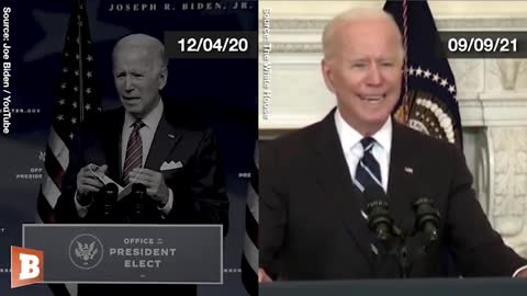 King Biden Massive Flip-Flop