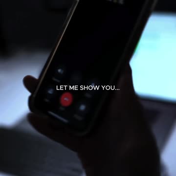 LET ME SHOW YOU...