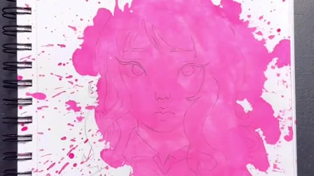 I SPILLeD MILK In My SKeTchBooK But TheN Turned It into ART!