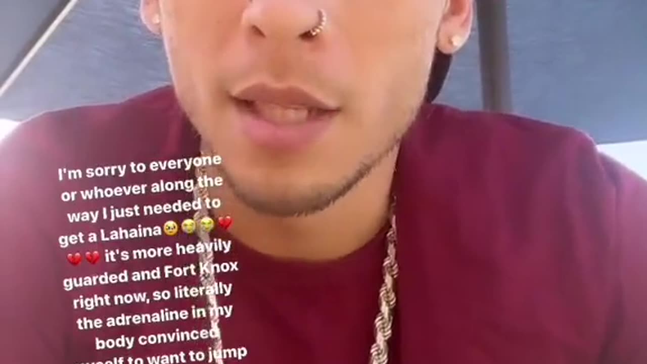 The guy who blew the whistle on skecthy Lahaina fire was arrested