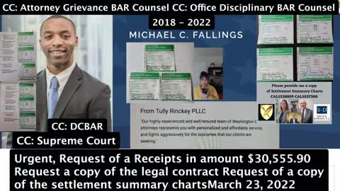 Complaints / DCBAR / Mike Collin Fallings / Supreme Court / Tully Rinckey PLLC