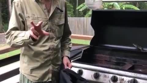 Snake in a BBQ