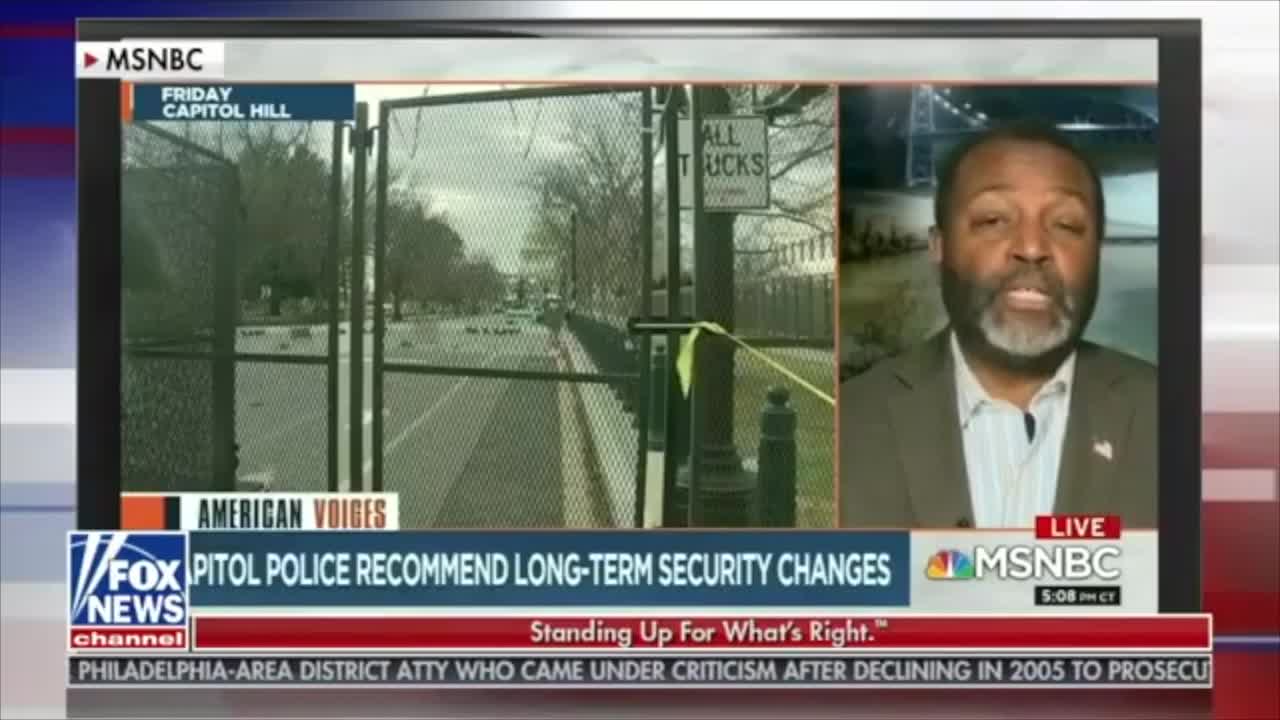 Short clip from Tucker on DC militarization