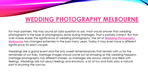 Best Wedding Photography Melbourne