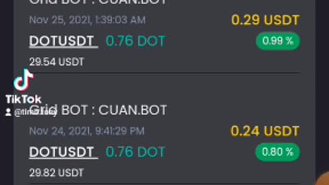 HASIL TRADING ROBOT CRYPTO BTS