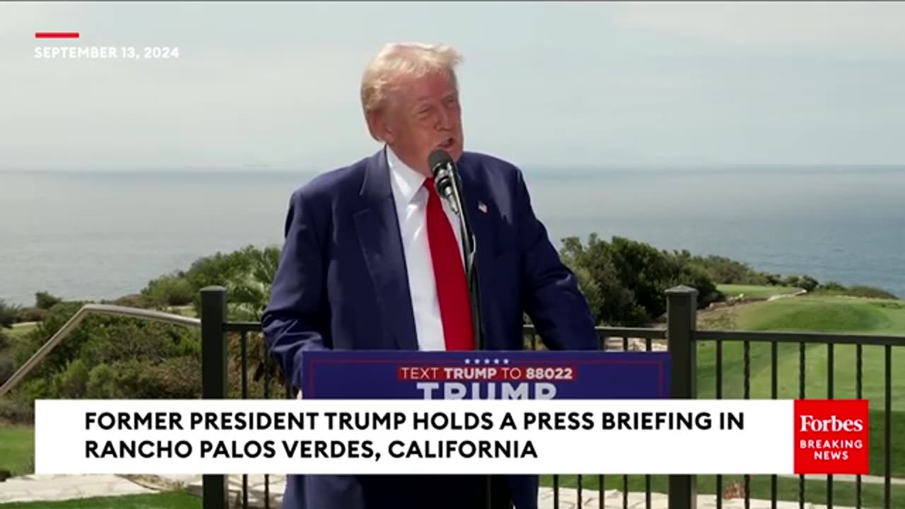 Donald Trump Asked Point Blank How He Would Make Gov. Gavin Newsom Comply With Deportation Orders