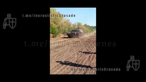 British-supplied Challenger 2 in Ukrainian service.