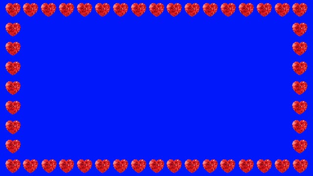 It's a frame of a love heart.