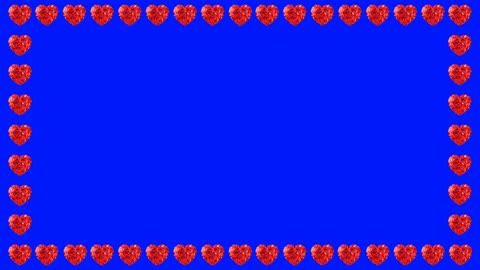 It's a frame of a love heart.
